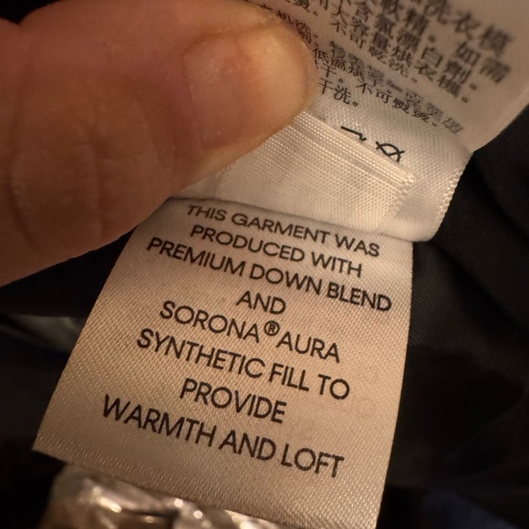 Donna Karan New York Women’s Black Down Hooded Puffer Parka Jacket XS Designer - Picture 12 of 13